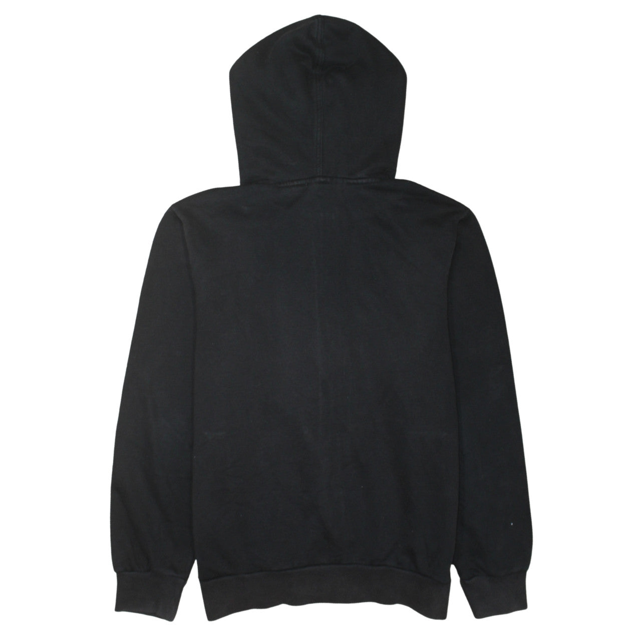 Puma Boys Black Full Zip Hoodie Size 14 Graphic Print Fleece Lined