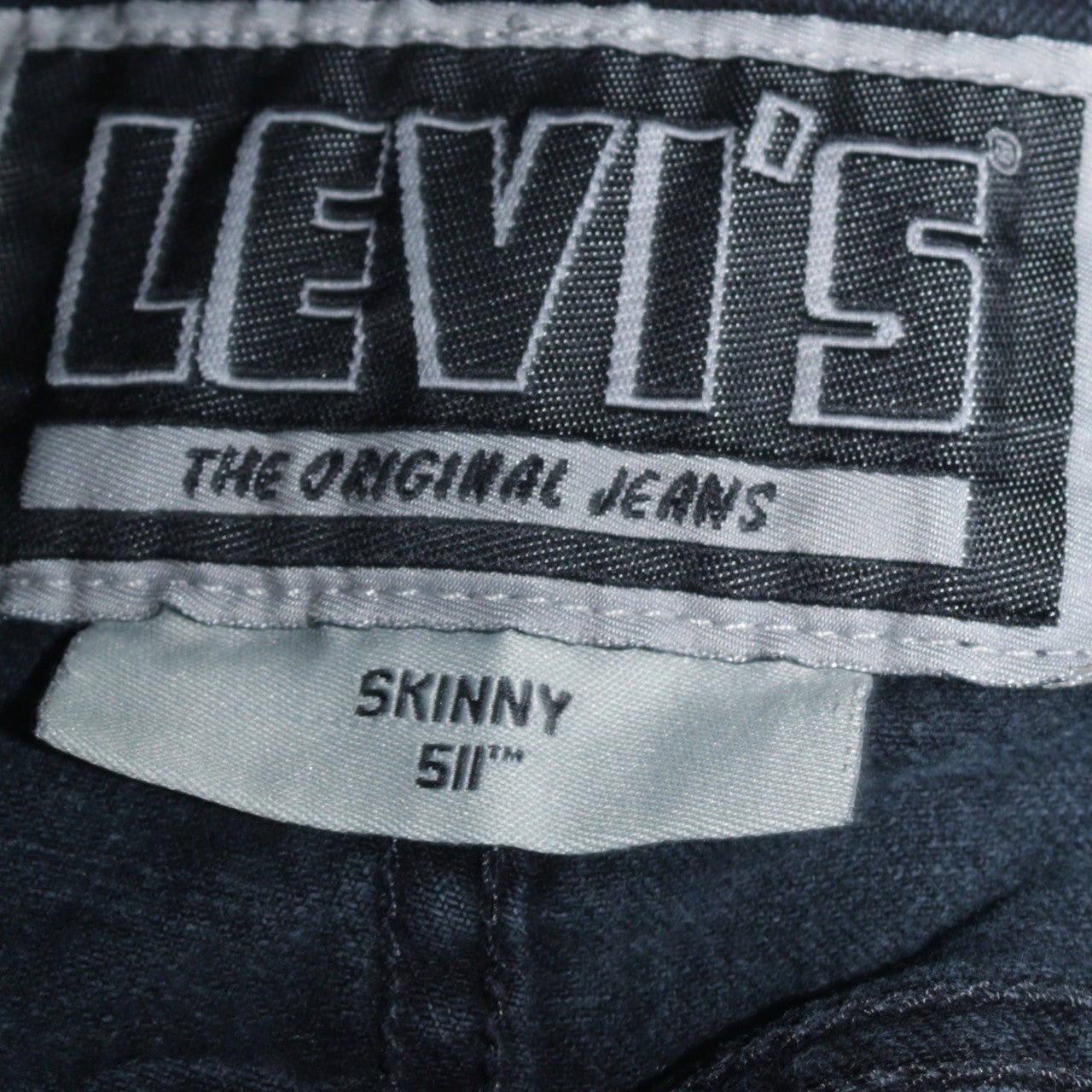 Levi's 511 Men’s Blue Skinny Jeans W32 L32 Stretch Denim