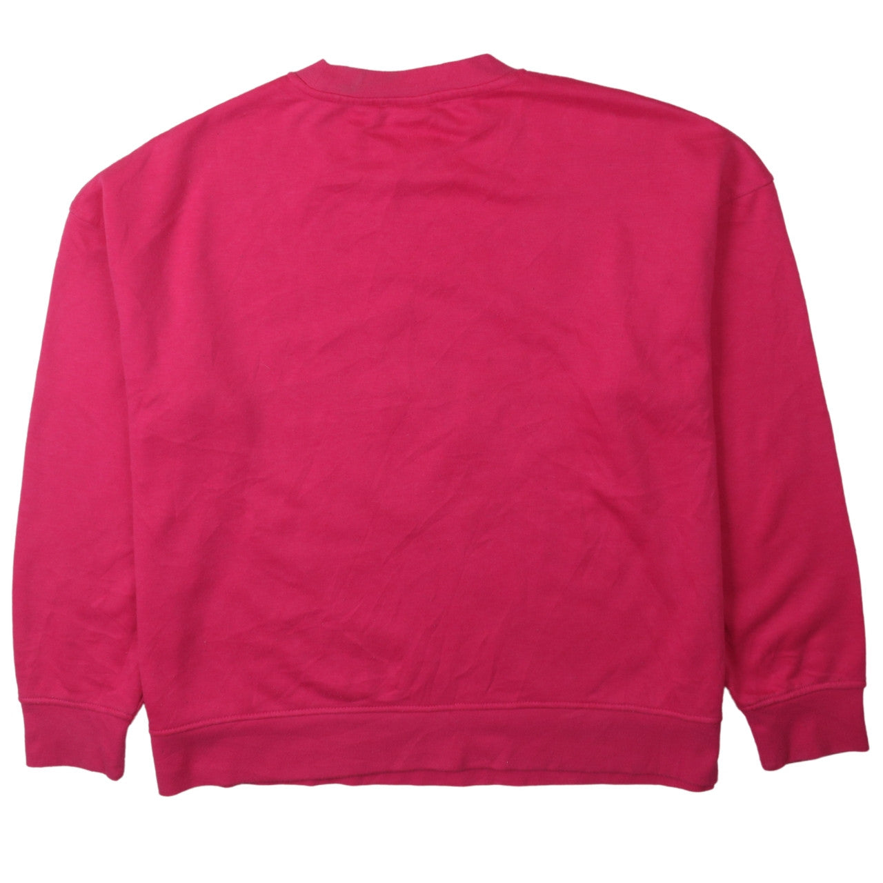 Disney Women Pink Stitch Sweatshirt UK 12/14 Pullover Crew Neck
