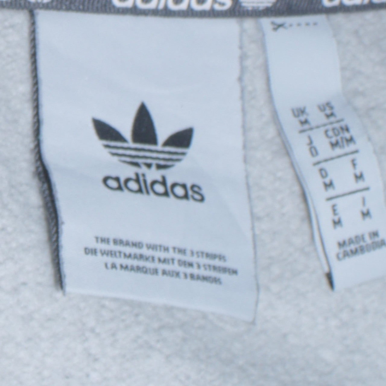 Adidas Men's Grey Pullover Hoodie Size M Sports Casual