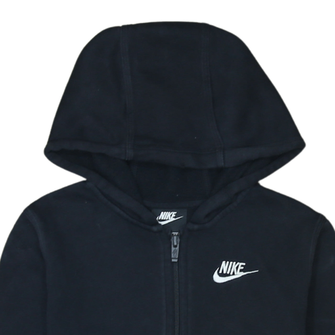 Nike Boys Black Full Zip Hoodie Size M 137-147cm Standard Fit
