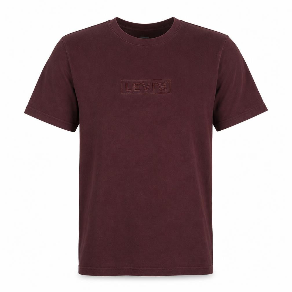 Levi's Men's Brown Relaxed Fit Cotton Crew Neck T-Shirt Size S