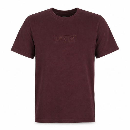 Levi's Men's Brown Relaxed Fit Cotton Crew Neck T-Shirt Size S