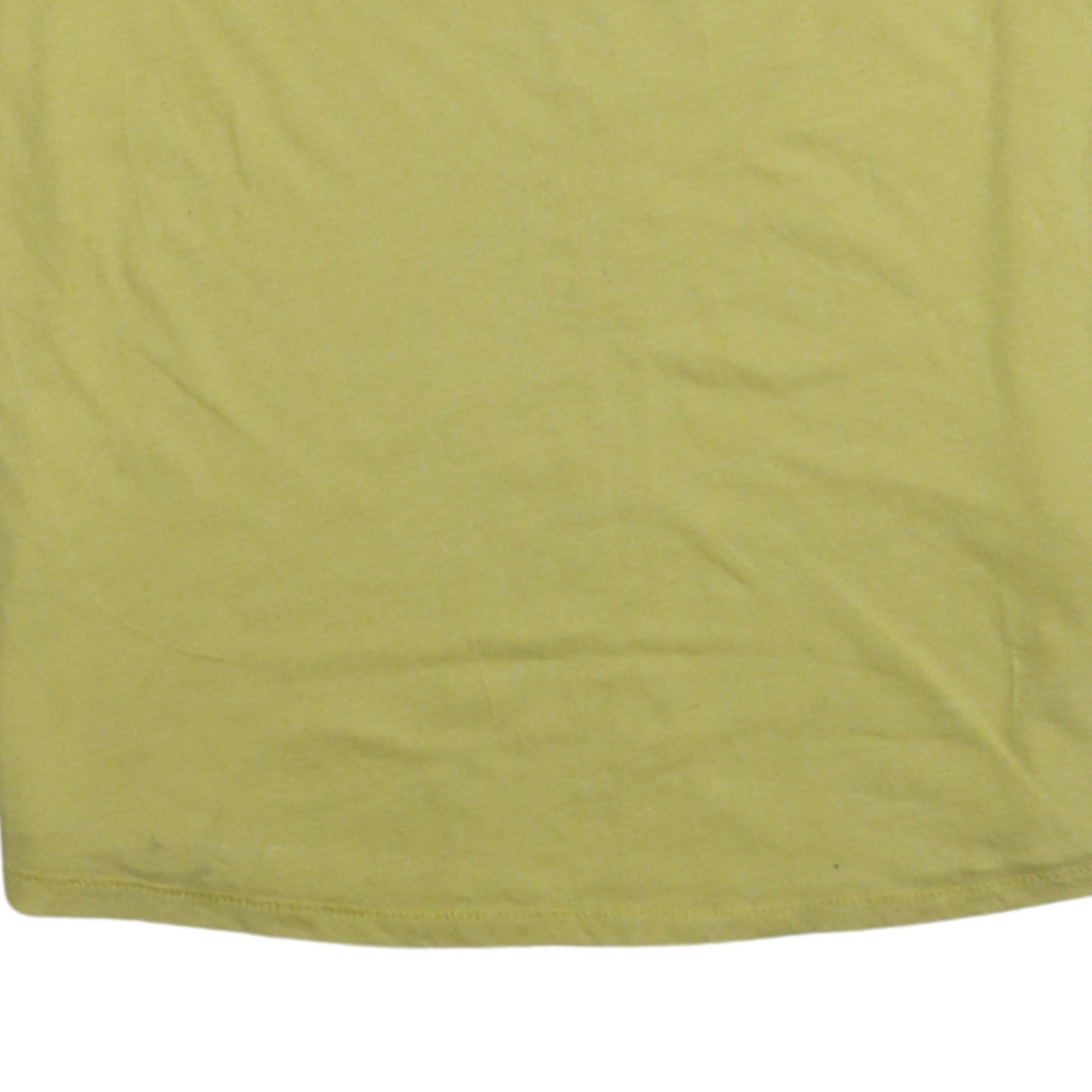 Tommy Jeans Men's Yellow Slim Fit Cotton Blend T-Shirt Size L