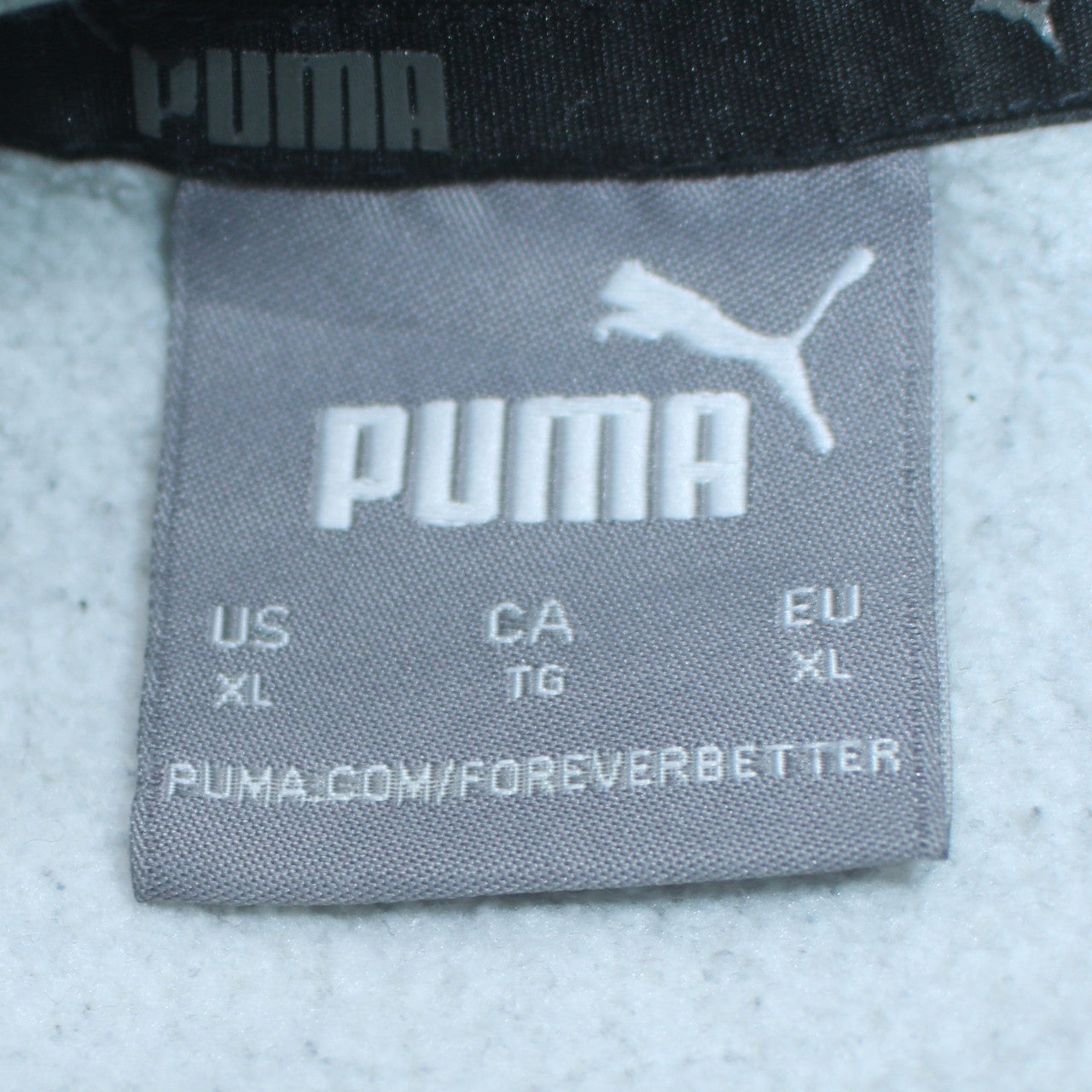 Puma Men's Grey XL Pullover Hoodie Classic Logo Sweatshirt