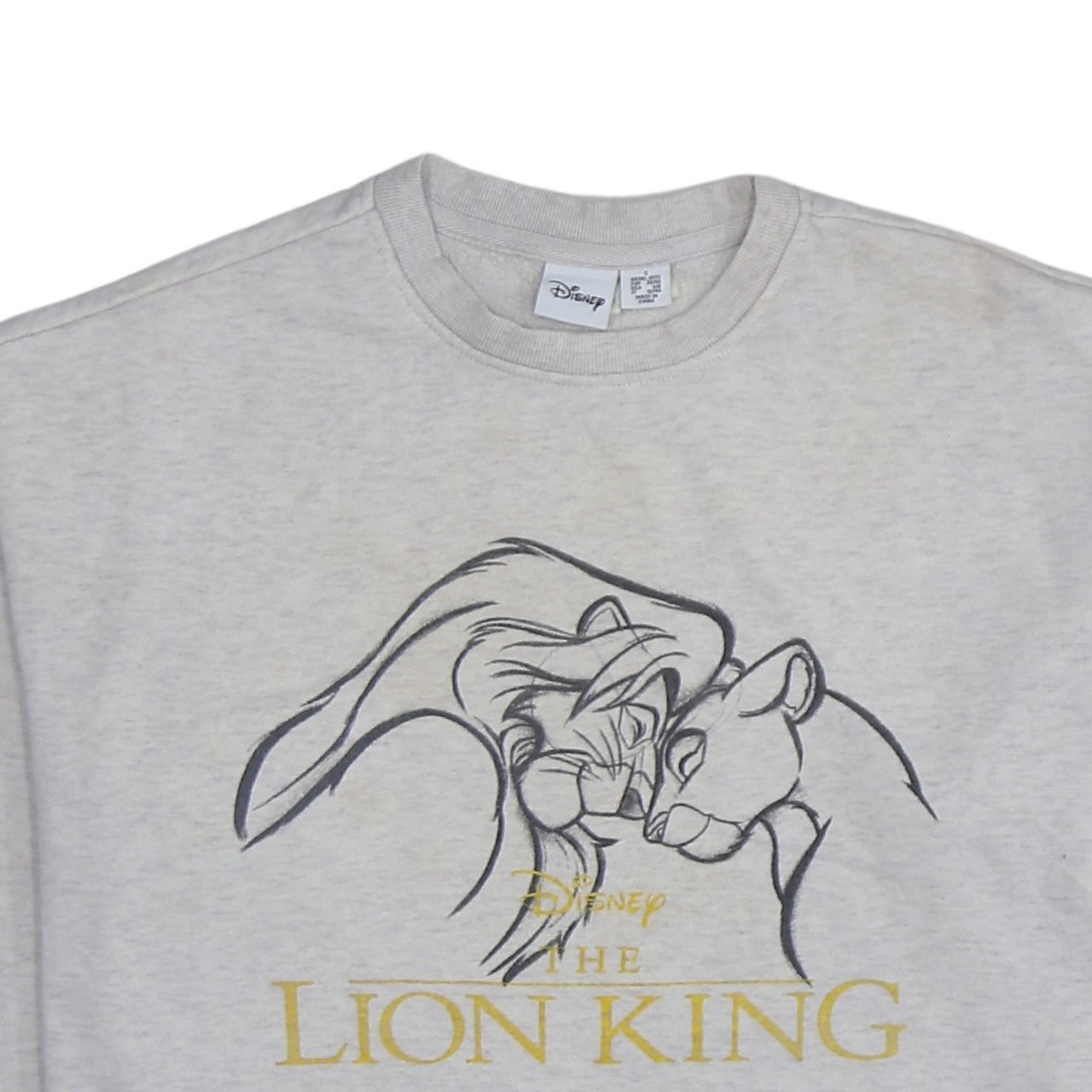 Disney Women’s Grey The Lion King Graphic Pullover Sweatshirt Size S