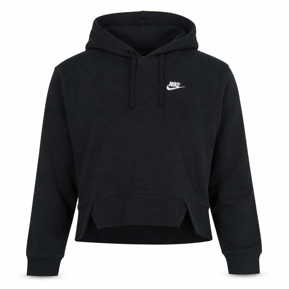 Nike Womens Black Pullover Hoodie XS Cotton Blend Classic Fit
