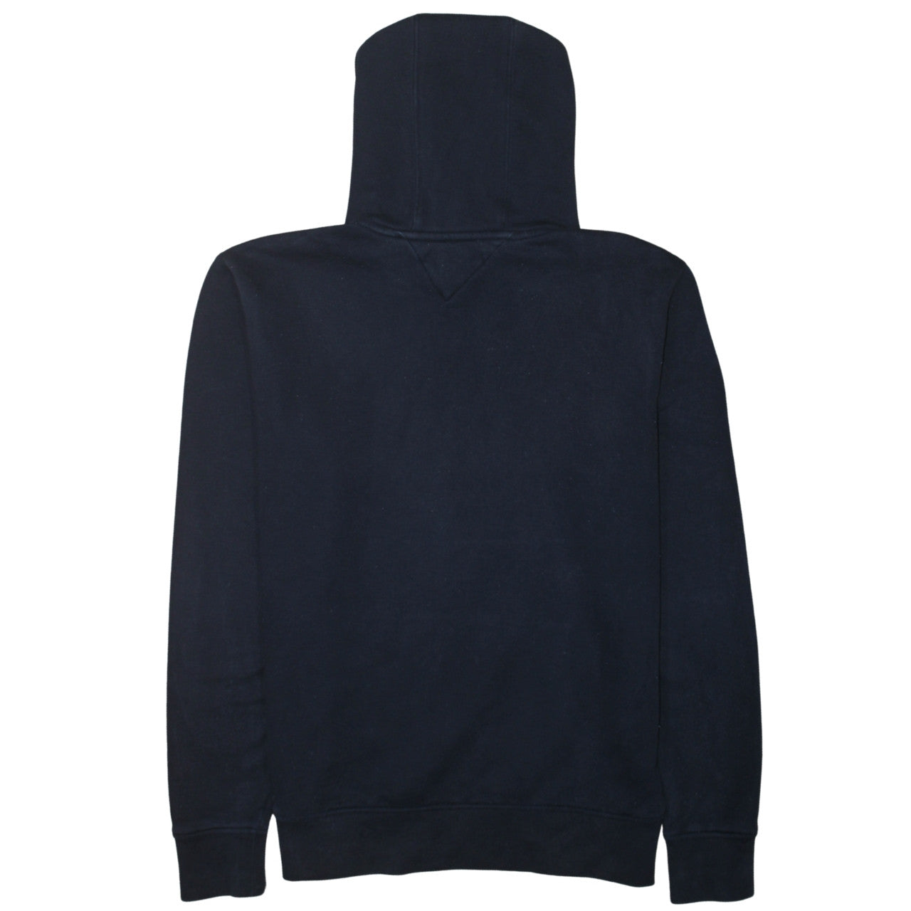 Tommy Hilfiger Men's Blue Pullover Hoodie L Logo Fleece Sweatshirt