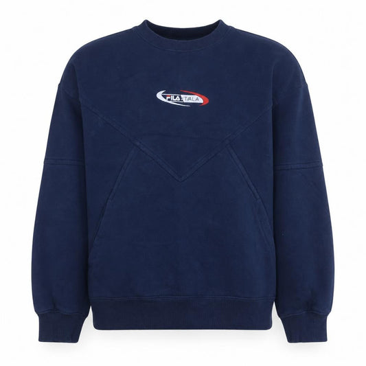 Fila Mens Blue Logo Pullover Sweatshirt M Regular Fit
