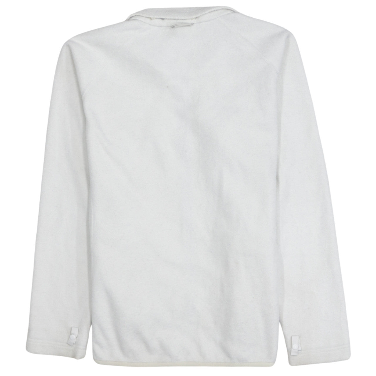 The North Face Women's White Fleece Full Zip Jacket Size M