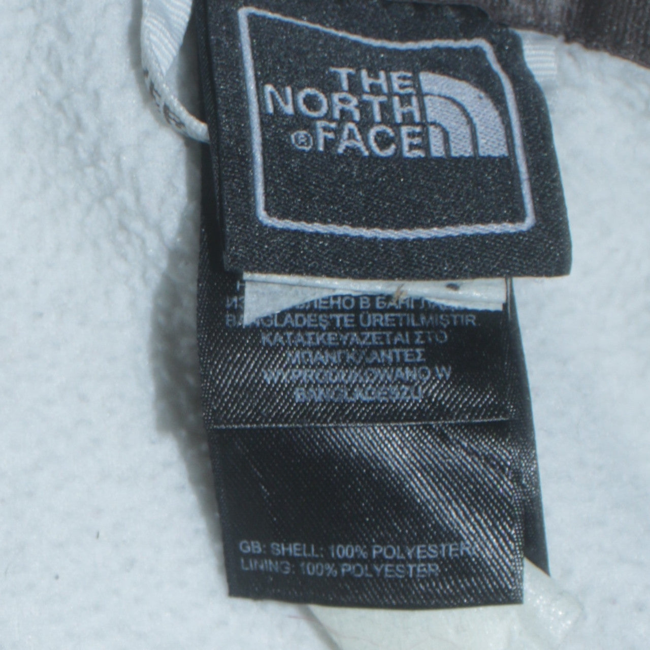 The North Face Women's White Fleece Full Zip Jacket Size M