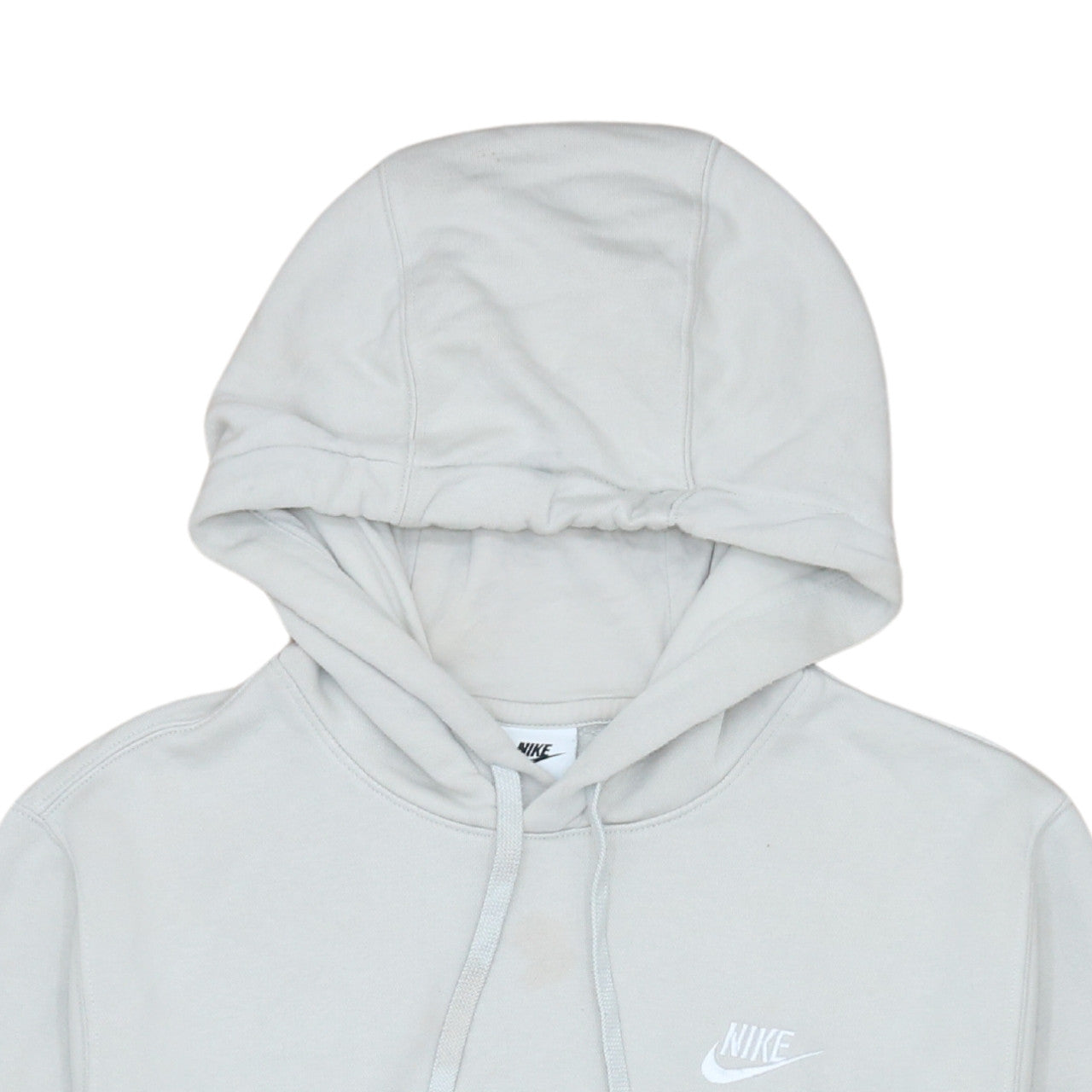 Nike Men's White Pullover Hoodie Small Regular Fit Fleece