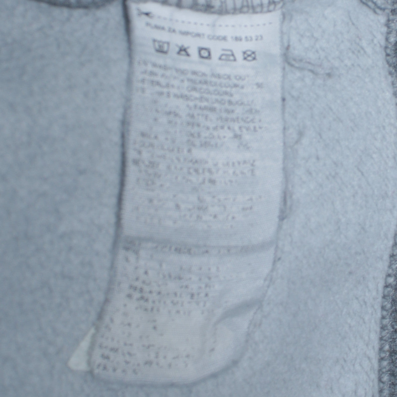 Puma Men's Grey XL Pullover Hoodie Sweatshirt Logo Fleece