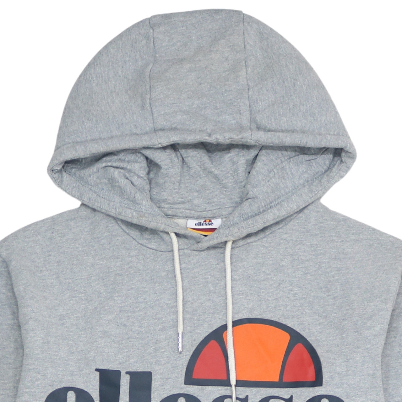 Ellesse Mens Grey XS Pullover Hoodie Logo Graphic Sweatshirt