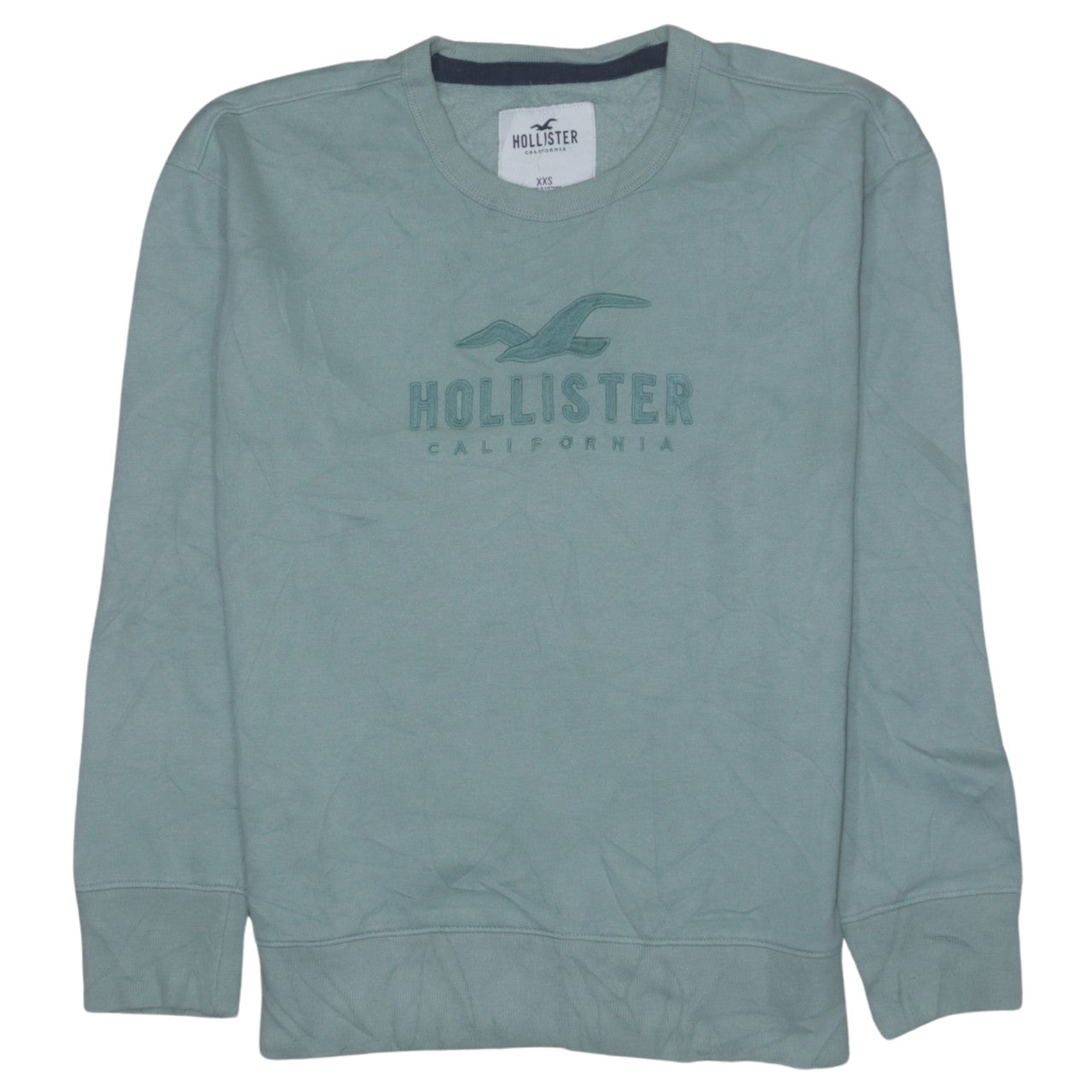Hollister Men’s Green XS Pullover Crew Neck Sweatshirt