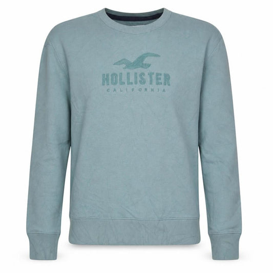 Hollister Men’s Green XS Pullover Crew Neck Sweatshirt