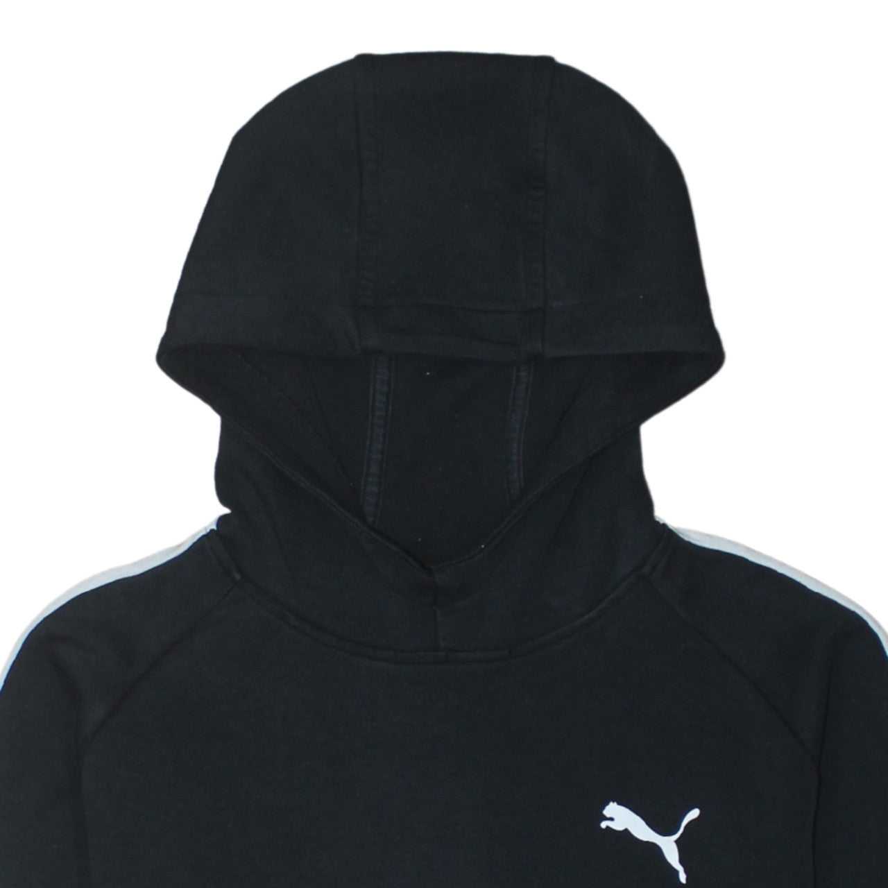 Puma Boys Black XXL 15-16 Years Pullover Hoodie with Logo Detail