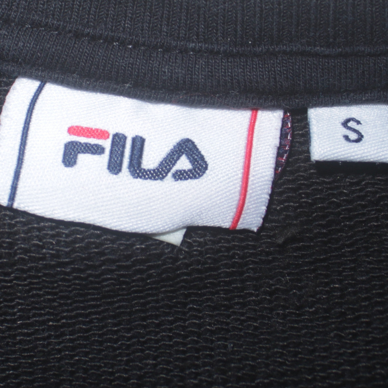 FILA Womens Black Grey Animal Print Sweatshirt Size S
