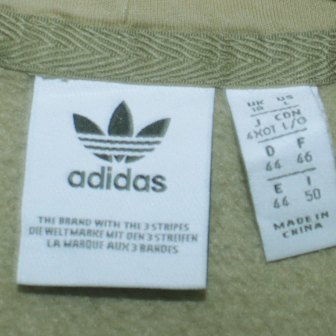 Adidas Women’s Green Pullover Hoodie Sweatshirt Size L Logo Print