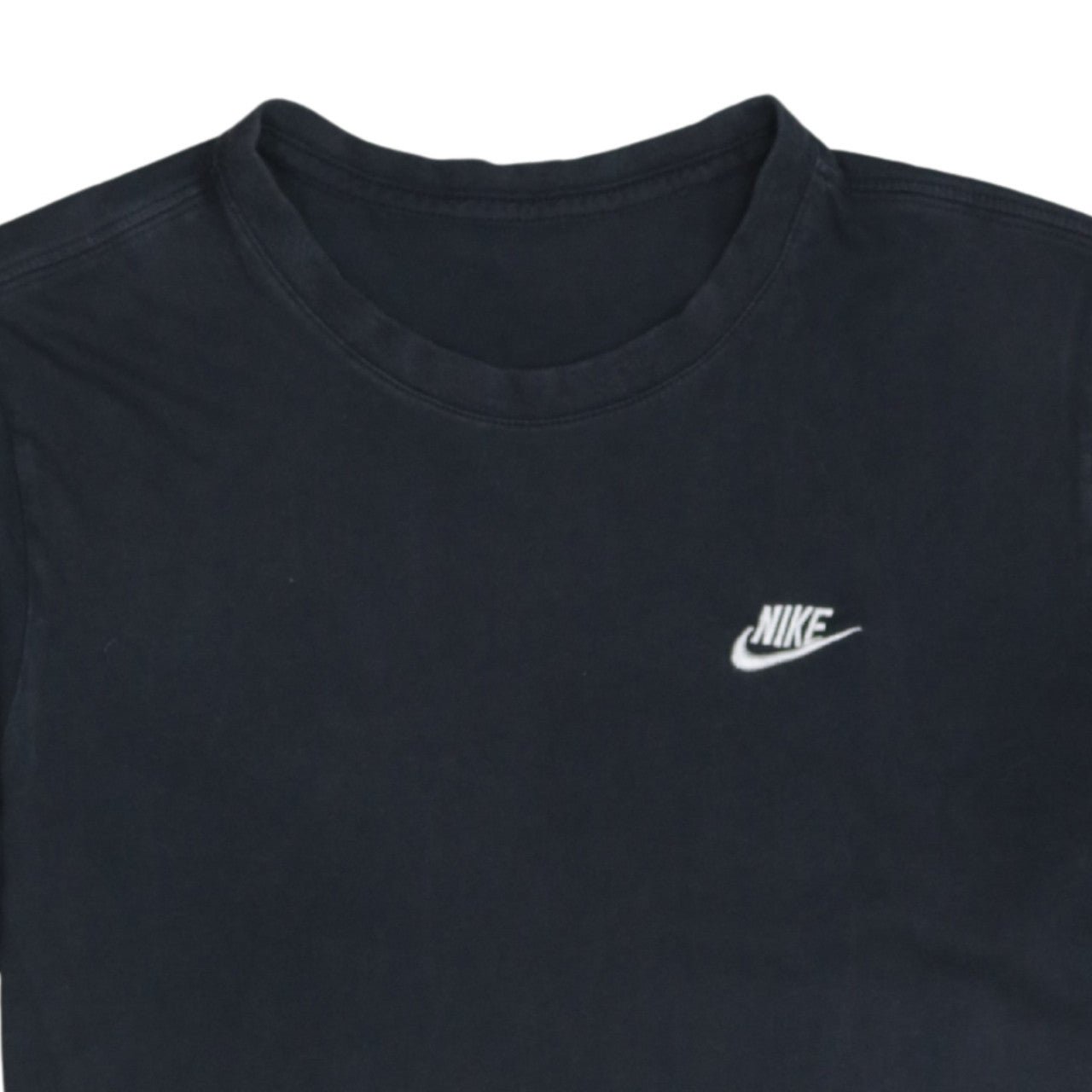 Nike Men's Black Cotton Sports Crew Neck Short Sleeve T-Shirt M