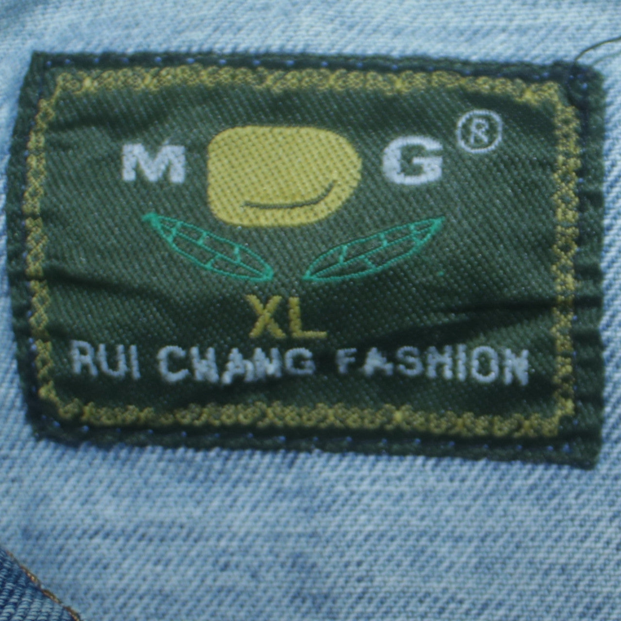 Rui Chuang Fashion Women Blue Denim Button Jacket XL