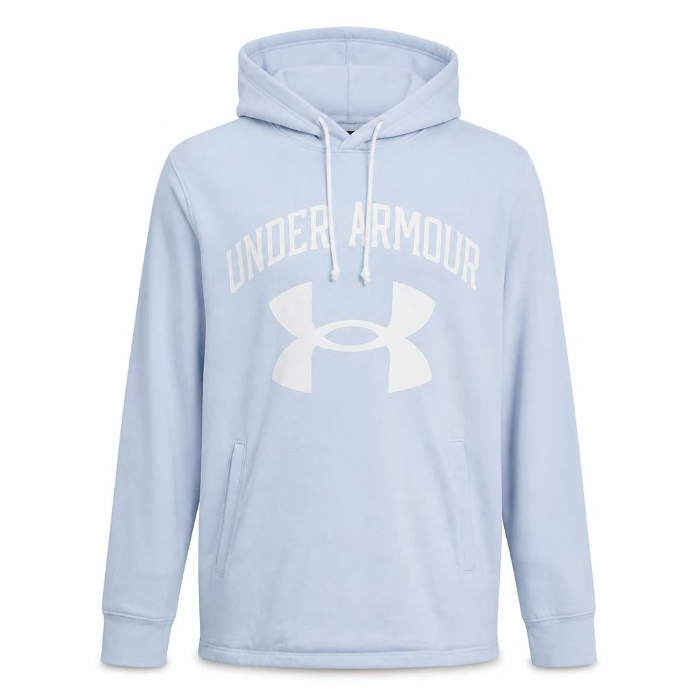 Under Armour Men Blue XL Pullover Hoodie Graphic Logo Fleece