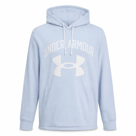 Under Armour Men Blue XL Pullover Hoodie Graphic Logo Fleece