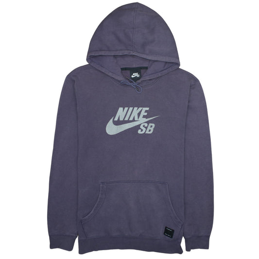 Nike SB Women's Purple Pullover Hoodie M 78% Cotton Skate Style