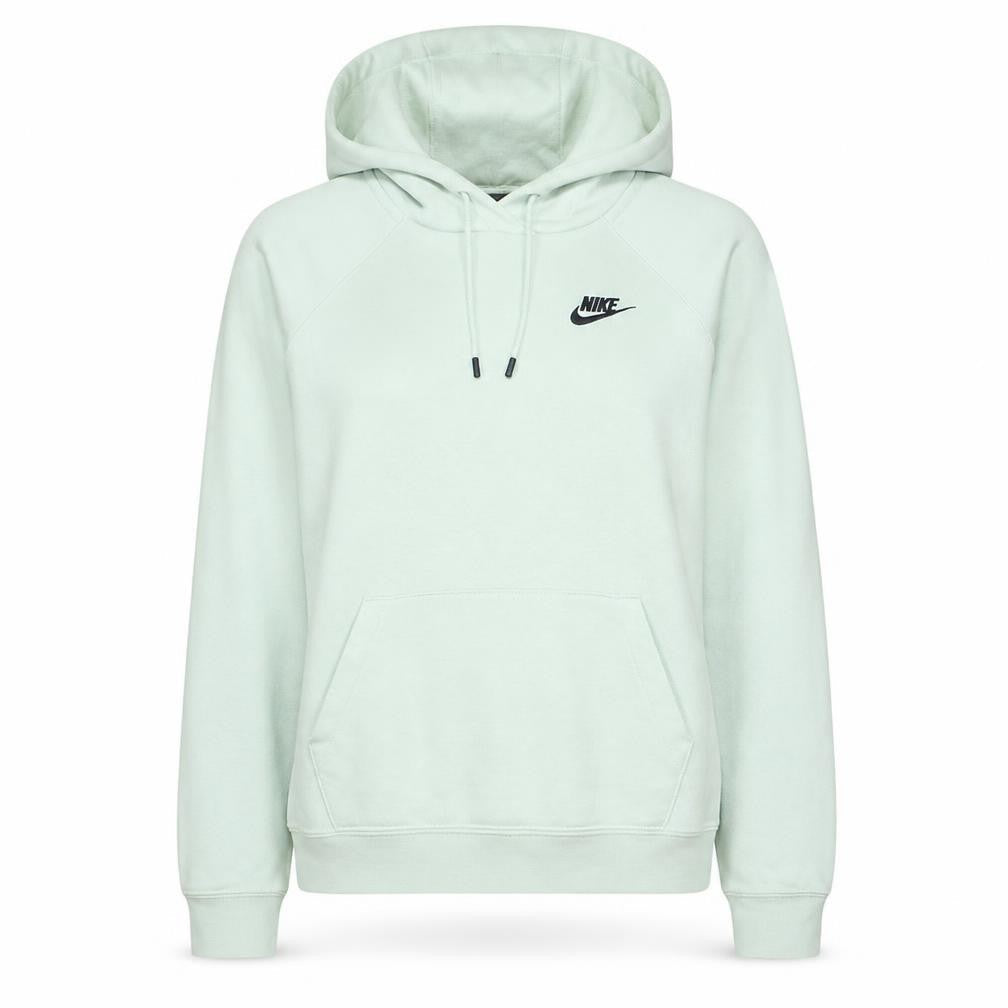 Nike Womens Beige Pullover Hoodie XS Cotton Blend Logo Sportswear