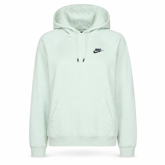 Nike Womens Beige Pullover Hoodie XS Cotton Blend Logo Sportswear
