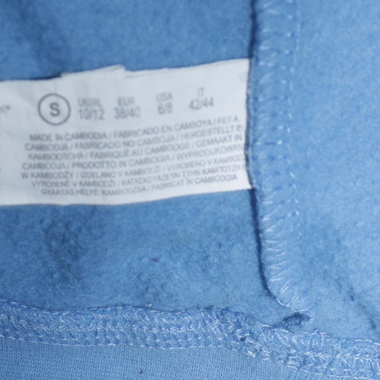 Disney Women Blue Stitch Sweatshirt Small Crew Neck Pullover