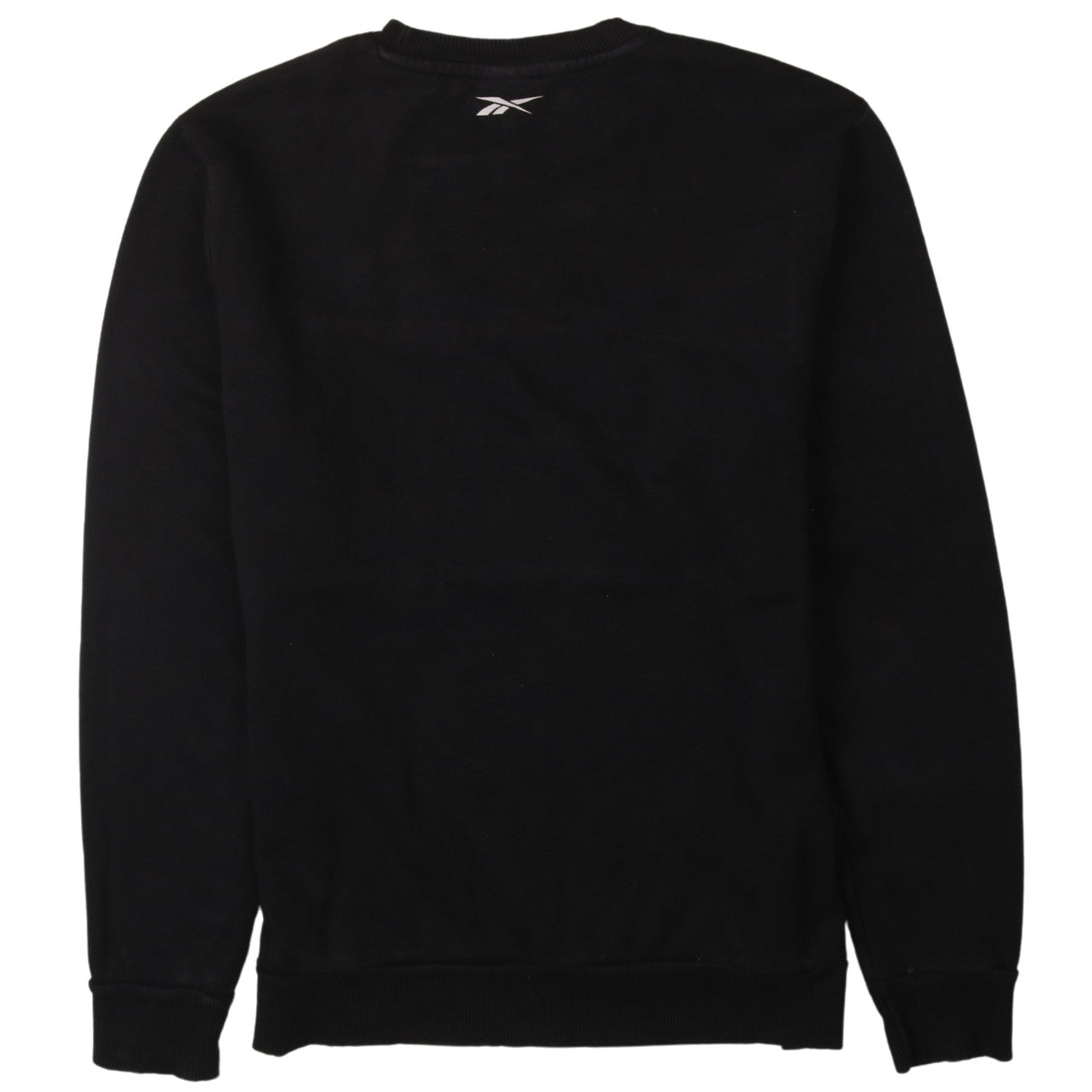 Reebok Men's Black & White Logo Sweatshirt M Regular Fit