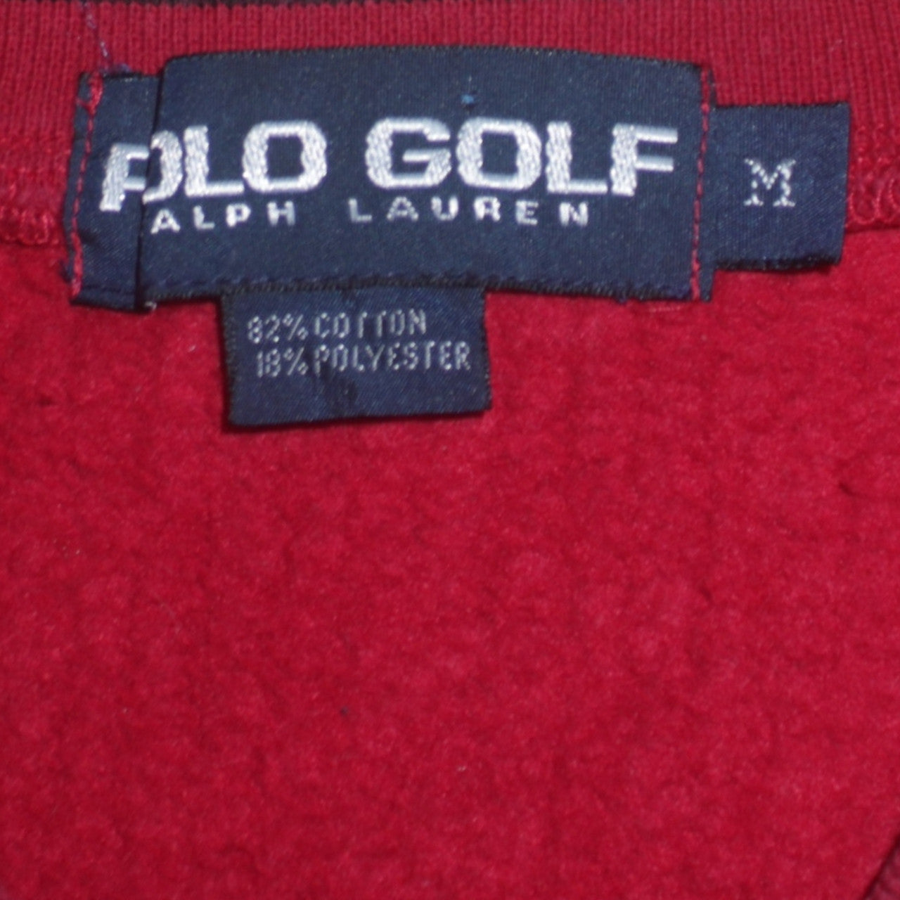 Polo Ralph Lauren Men's Red Cotton Knit Golf Vest M Classic Fit