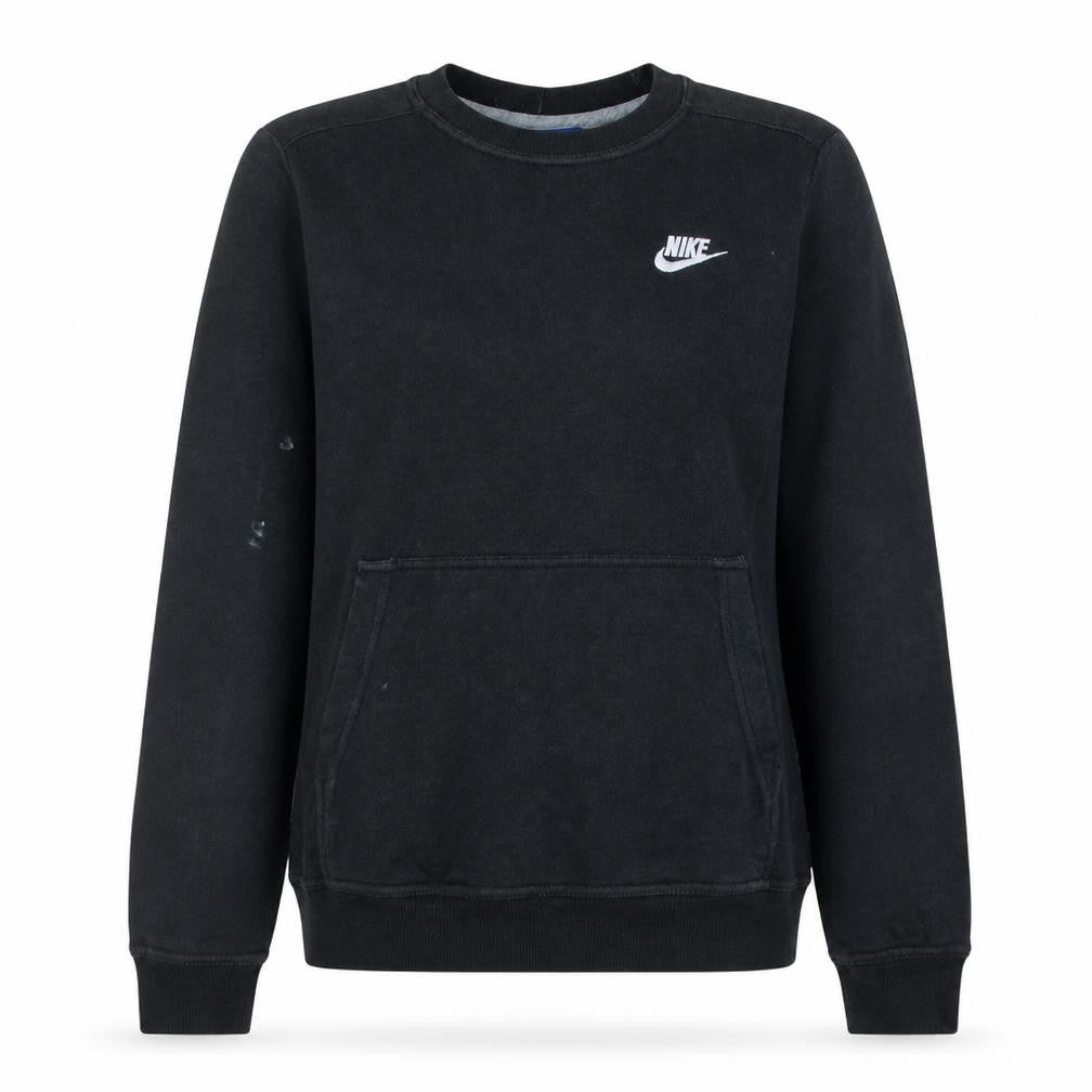 Nike Women’s Black Small Pullover Sweatshirt with Logo Pocket