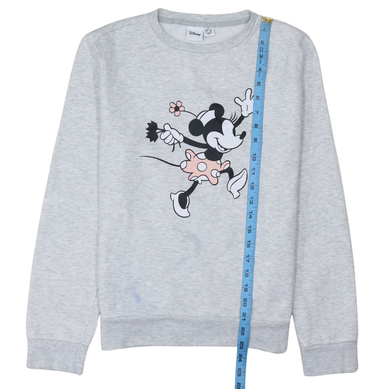 Disney Women’s Grey Minnie Mouse XS Pullover Sweatshirt