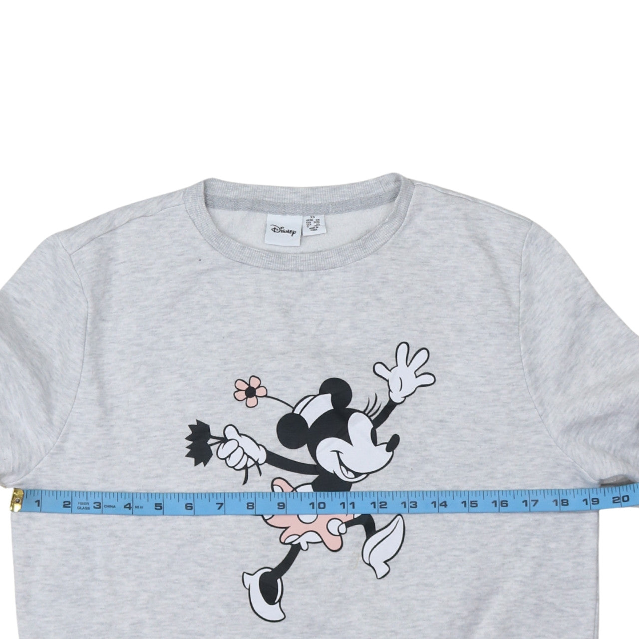 Disney Women’s Grey Minnie Mouse XS Pullover Sweatshirt
