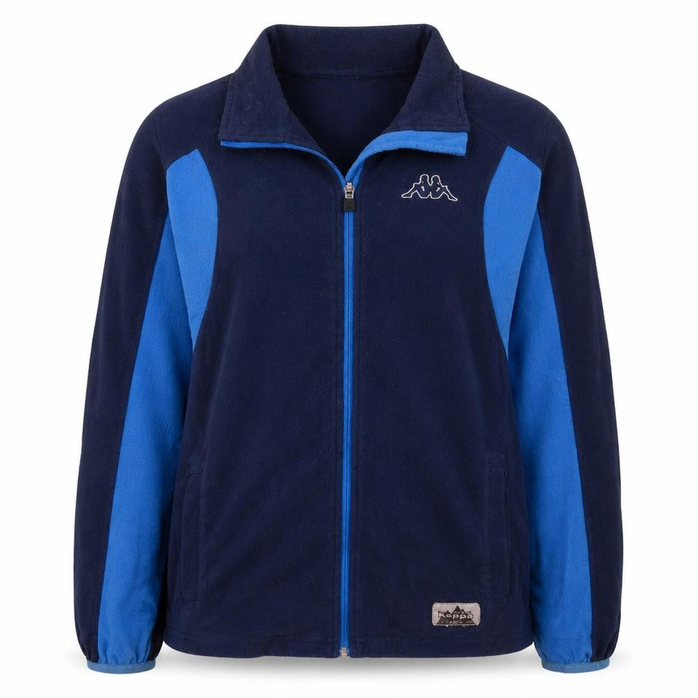 Kappa Women's Navy Blue Full Zip Sweatshirt Large Sports Casual