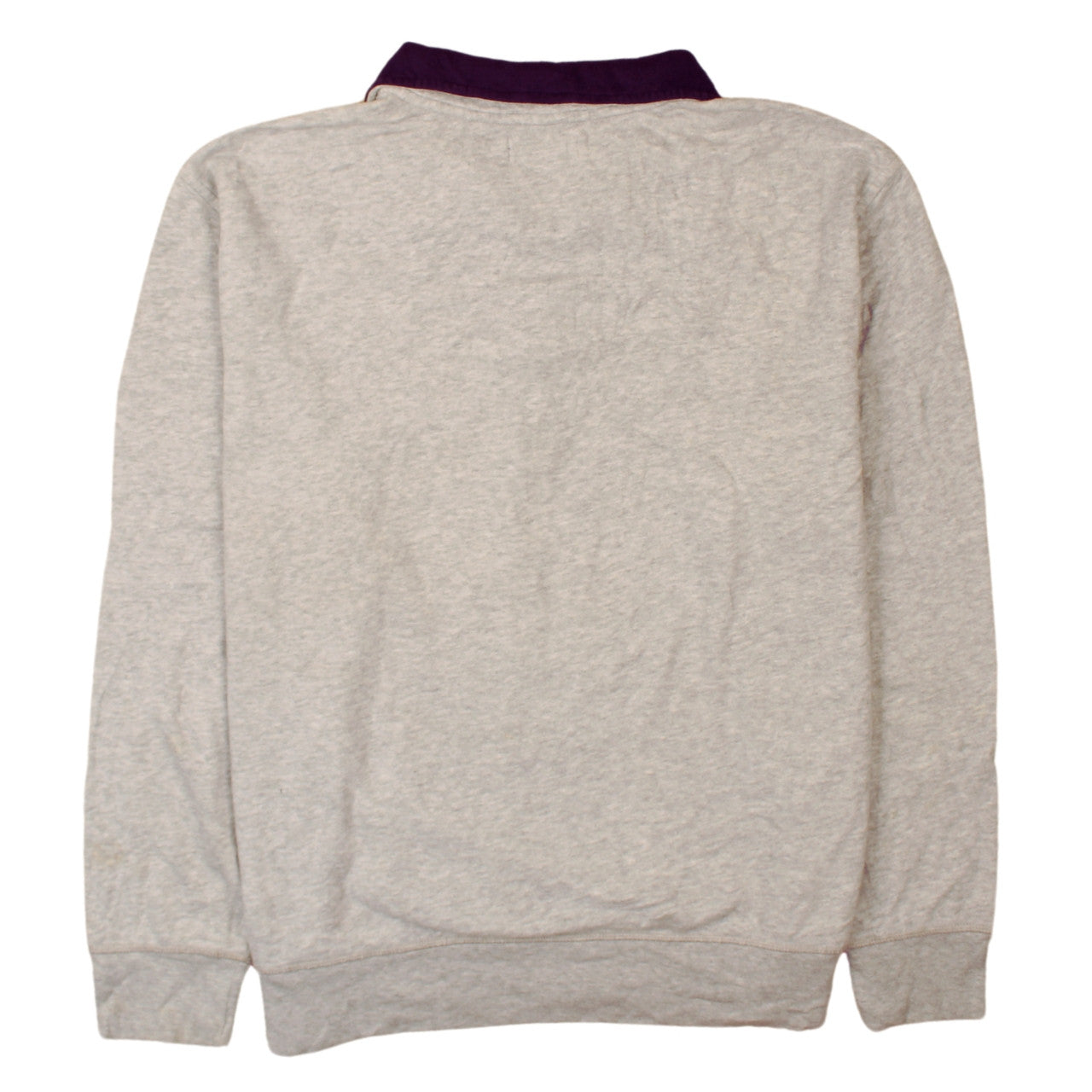 Nautica Men's Grey 1/4 Zip Fleece Sweatshirt XL Classic Style