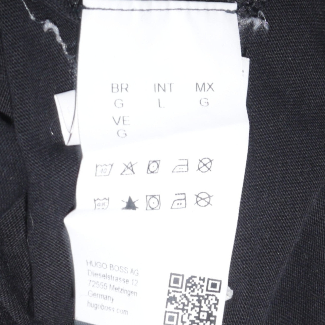 Hugo Boss Men's Black V-Neck Cotton Short Sleeve T-Shirt Size L