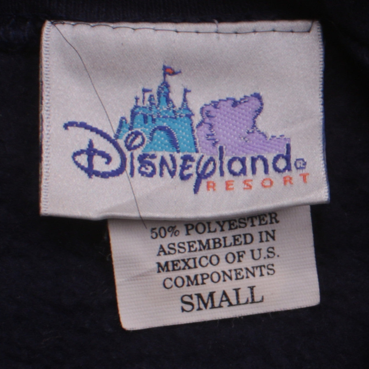 Disneyland Resort Men's Blue Mickey Mouse Pullover Sweatshirt Small