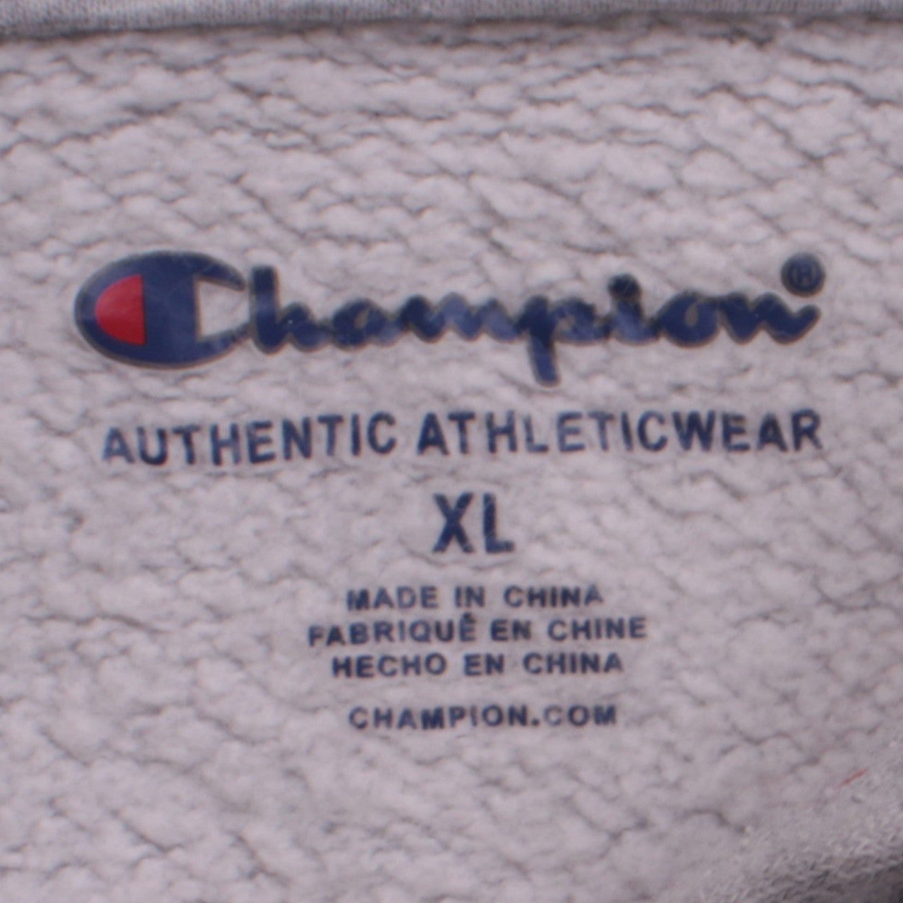 Champion Womens Grey XL Pullover Hoodie Paint Splatter Graphic