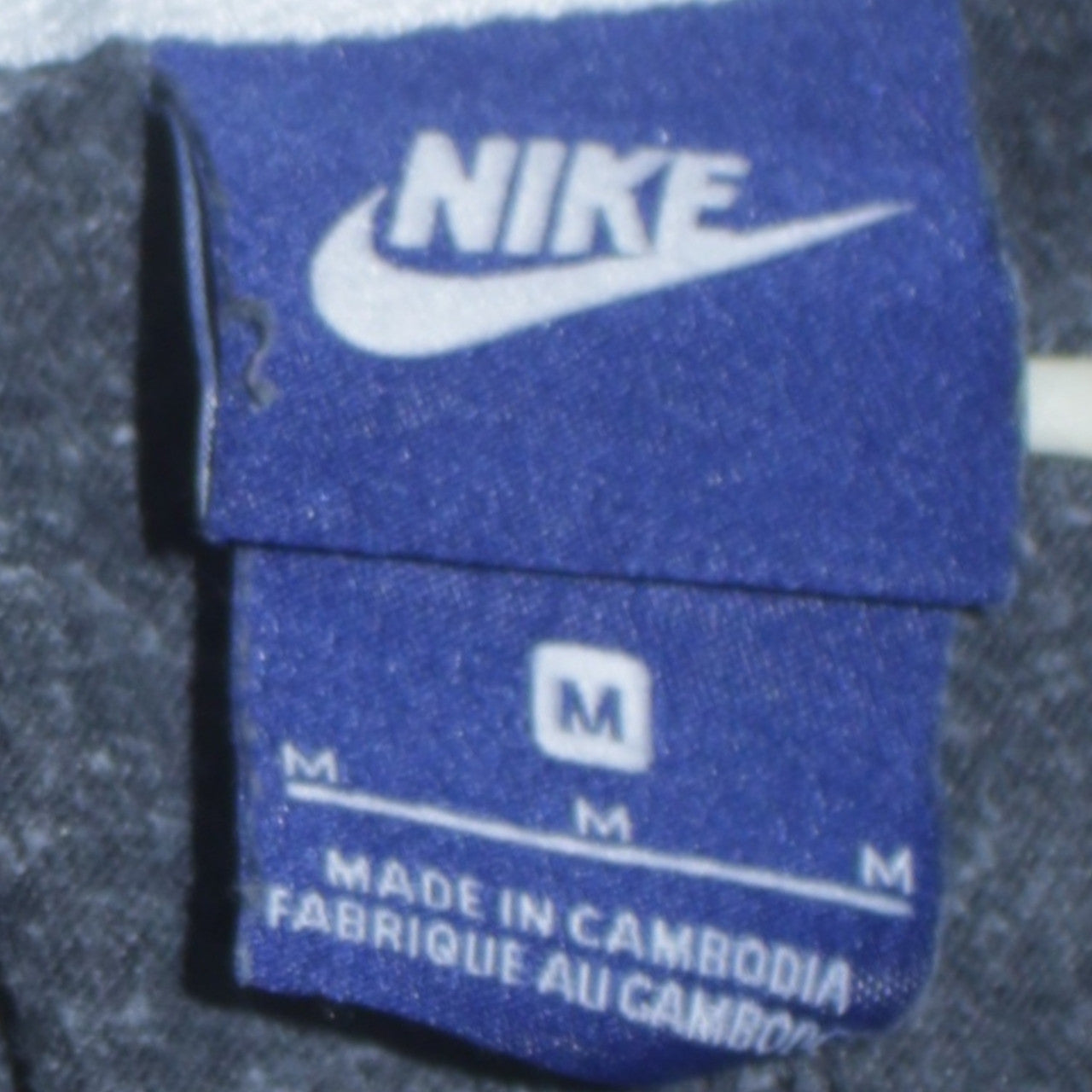 Nike Women’s Dark Grey Medium Pullover Hoodie Just Do It Logo