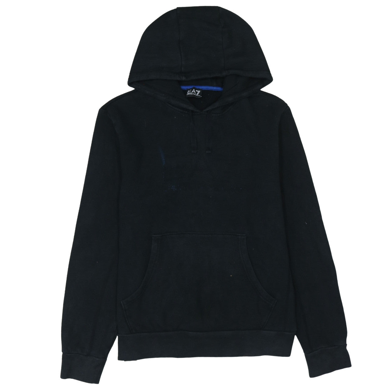 Emporio Armani EA7 Men's Black Medium Pullover Hoodie Sweatshirt