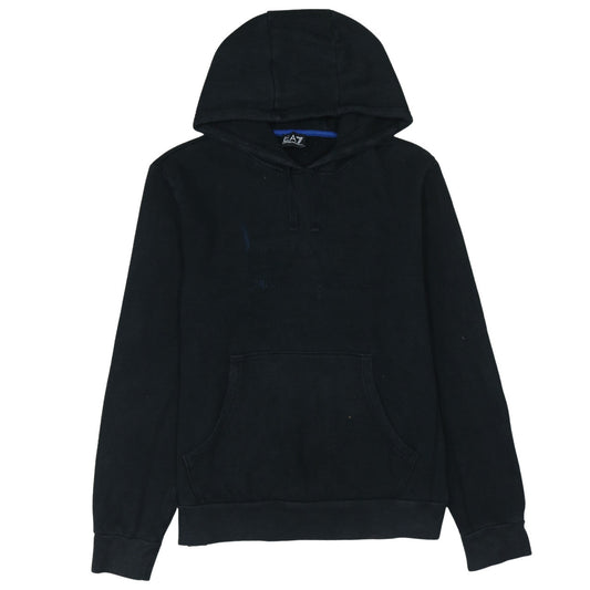 Emporio Armani EA7 Men's Black Medium Pullover Hoodie Sweatshirt