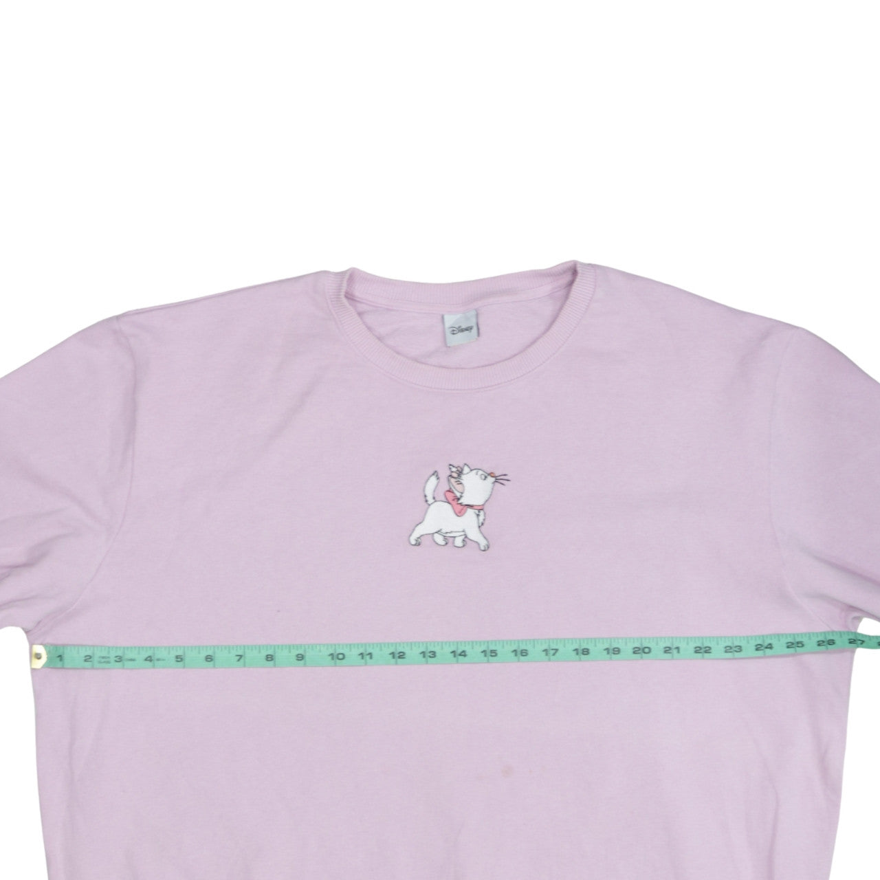 Disney Women Lilac Marie Aristocats Sweatshirt 100% Cotton M