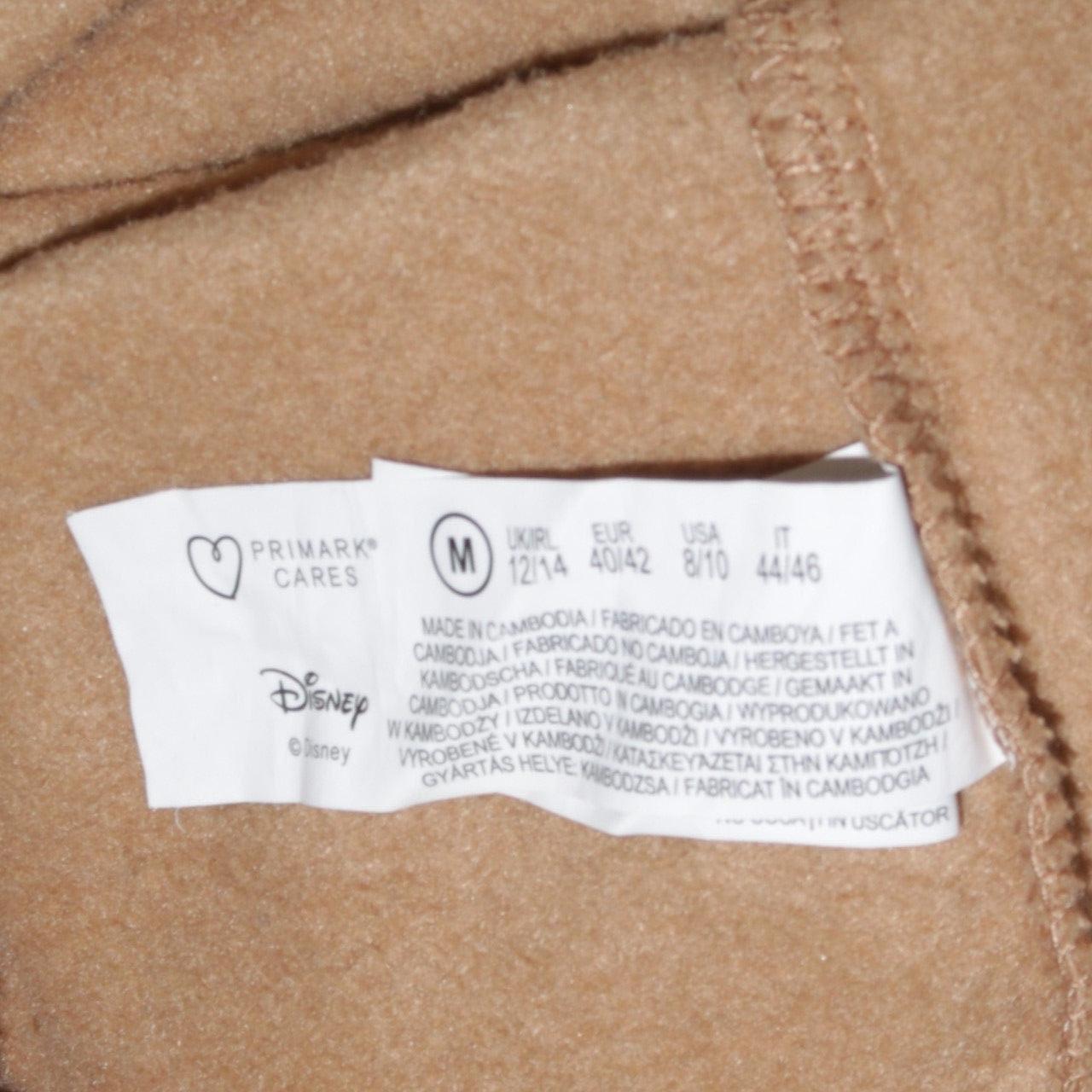 Disney Chipmunk University Brown Sweatshirt Women M Graphic Pullover
