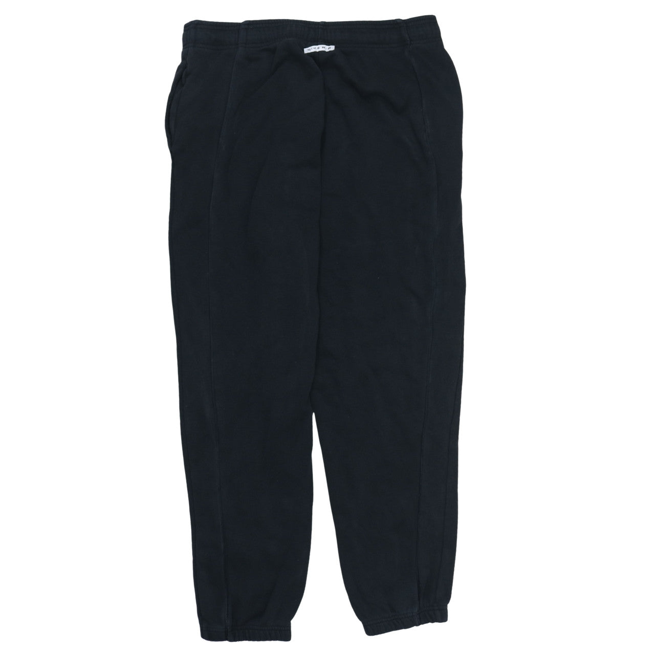 Nike Women Black Air Fleece Jogger Sweatpants Size L Regular Fit