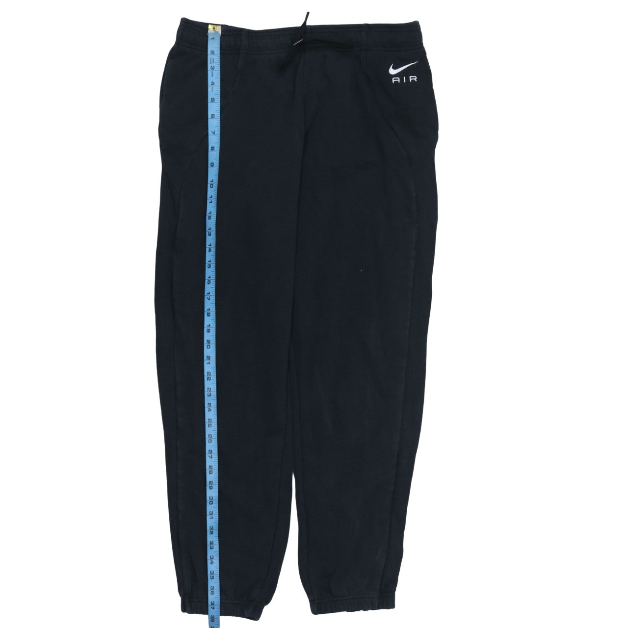 Nike Women Black Air Fleece Jogger Sweatpants Size L Regular Fit