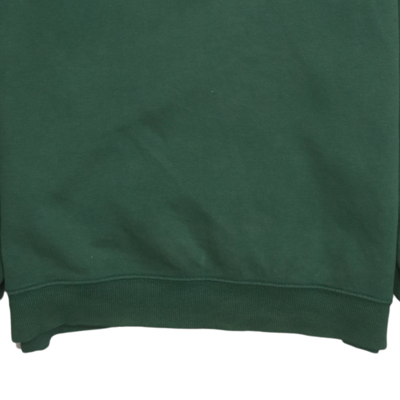 H&M Men's Green Relaxed Fit Cotton Blend Crew Neck Sweatshirt Size M