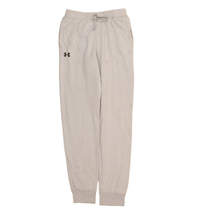 Additional front view of Under Armour boys’ grey jogger sweatpants ylg loose fit activewear